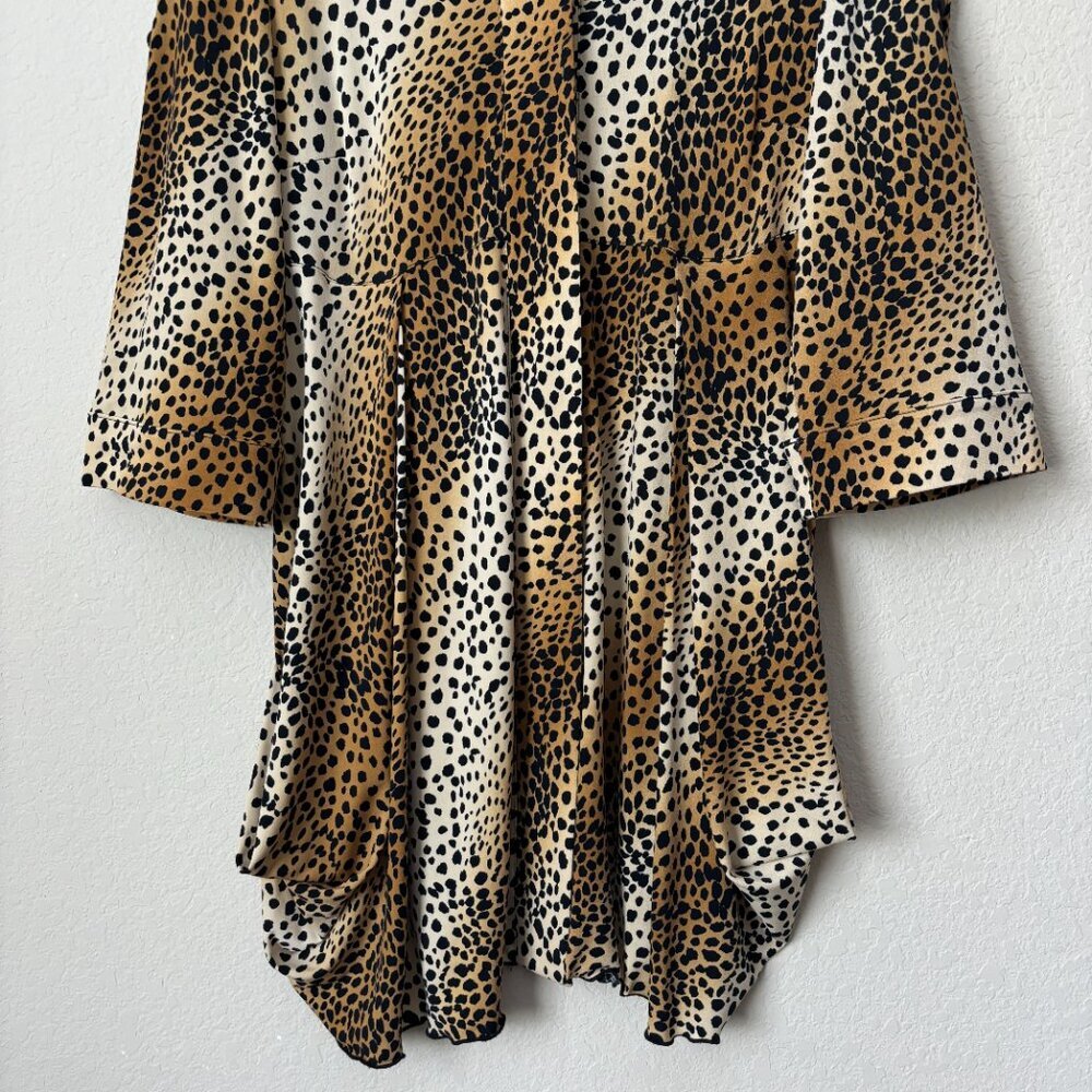 Joseph Ribkoff Cheetah Leopard Print Button Front… - image 5